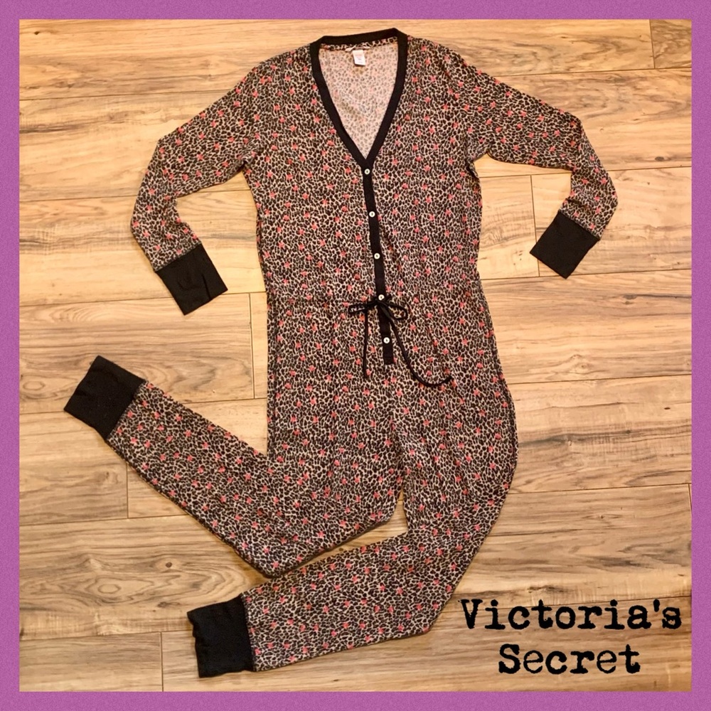 Victoria’s Secret thermal one piece pajamas ~ Medium